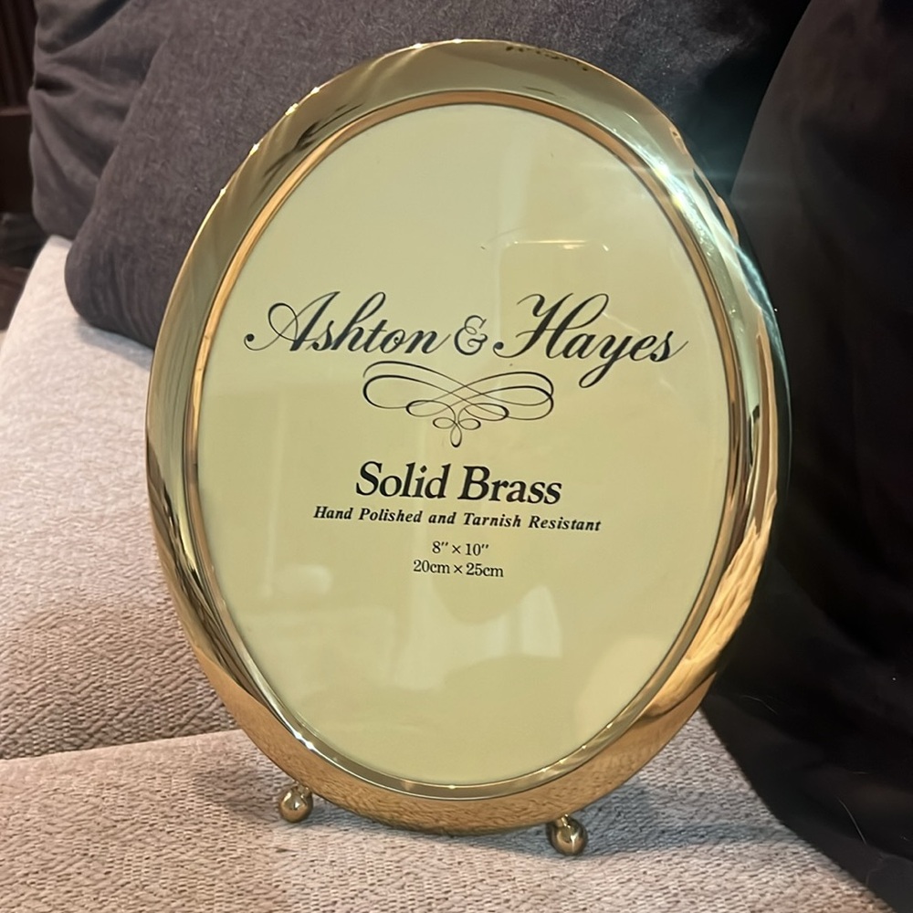 Vintage Ashton & Hayes Solid Brass Frame